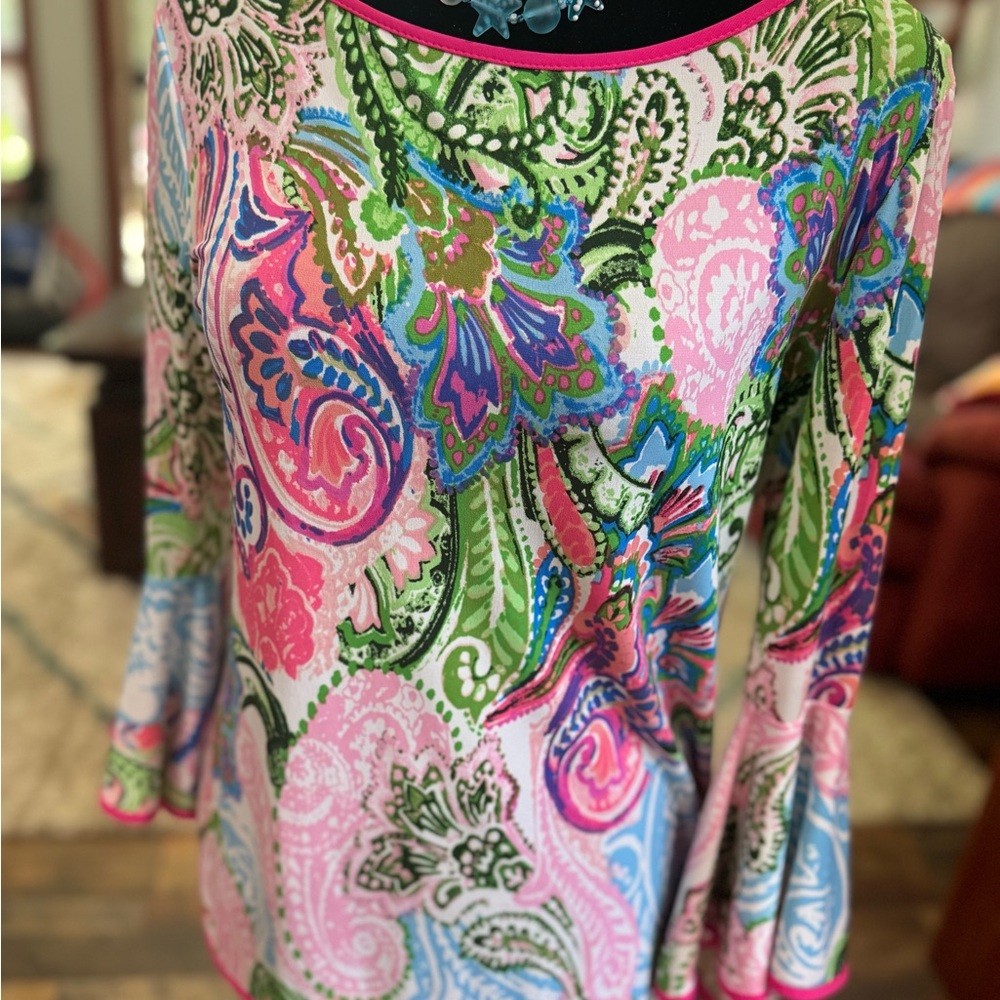Coco Bianco Multicolor Paisley Top